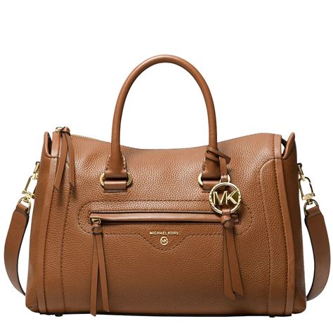 sac michael kors carine|mike kors leather satchel.